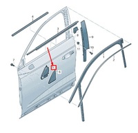 фото thumb №1, New audi q3 f3 правый door mirror уголок уплотнитель 83a867368a