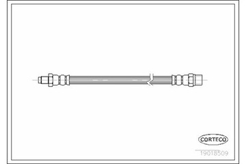 фото thumb №7, Шланг гальмівний гнучкий corteco 19018509