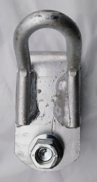 Uchwyt mocowania zaczep pasa pasów łodzi obejma 6x4cm przyczepy Brenderup