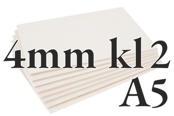 Sklejka Brzozowa Klasa 2 - 4mm - A5 210x148 -OW