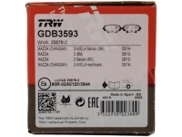 фото thumb №13, Гальмівні колодки ham. mazda t. 3 1,5-2,2d 13- trw gdb3593