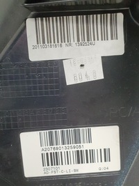 фото thumb №12, Обивка обшивка левый задняя mercedes w204 coupe