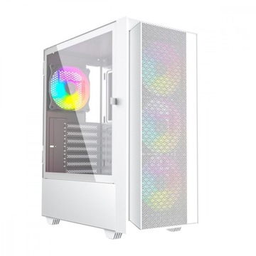 КОРПУС ДЛЯ КОМПЬЮТЕРА GAMING MESH ATX ARGB LED белый 4xFAN 3xUSB