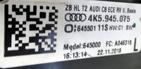 фото thumb №14, Audi a6 c8 4k5945075 4k5945069 2018- лампы задняя задние led