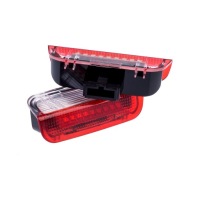 фото thumb №10, Фонари освещение led do дверь biało-czerwone do porsche seat skoda vw