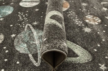 300x400 см ГРАФИТОВЫЙ КОВЕР LIMA PLANETS SPACE GALATICA