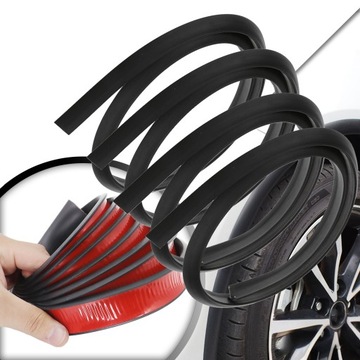 фото thumb №6, 4x накладка подкрылок планка защитная na подкрылок do крыльев широкая 1.5m