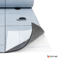 Купить Пена wyciszająca 3mm 1m2 резиновый с klejem dwustronnym под приборная панель izolująca, фото thumb