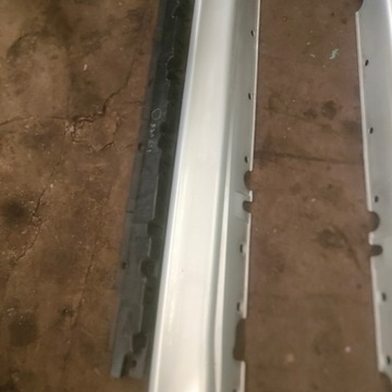 фото thumb №6, Bmw e70 x5 рестайлінг накладка планка порогова титан срібло 354