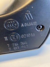 фото thumb №7, Зеркало правое bmw 5 f10 f11 7216364 каркас 3pin