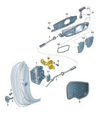 фото thumb №1, Накладка замка двері ліва audi a1 aso оригінал