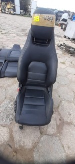 фото thumb №5, Комплект сиденья диван зад кожа электрика mercedes w207
