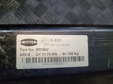 фото thumb №7, Балка hak буксировочный wpinany witter bm36u модуль bmw x3 f25 3.0 d xdrive
