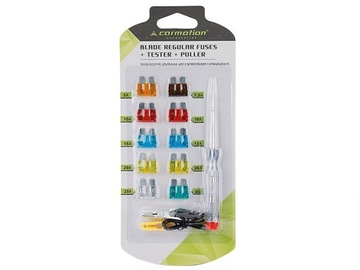 фото thumb №6, Набір запобіжників uni + tester/próbnik напруги 10 szt. 5a-30a