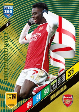 Обновленные карты Blister International Stars FIFA 365 2024 Адреналин Панини