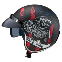 Открытый мотоциклетный шлем W-TEC Café Racer XL