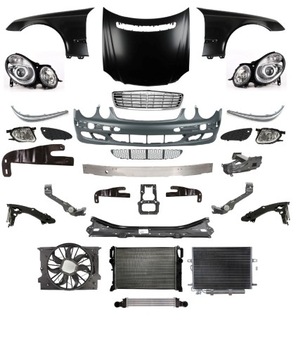 фото thumb №1, Mercedes e w211 02-06 перед капот pas крило