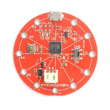 LilyPad Arduino USB — микроконтроллер ATmega32U4