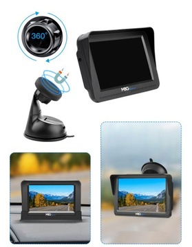 ZESTAW KAMERA COFANIA MONITOR 5'' BUS VAN AHD IPS