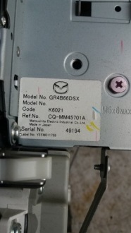 фото thumb №4, Mazda 6 lift gg радіо cd панель обдув gr4b66dsx