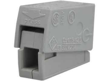 Быстроразъемный разъем WAGO Lighting 2x2,5 100 шт.
