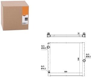 фото thumb №1, Nrf радиаторов воды bmw x5 4.8 i xdrive e70