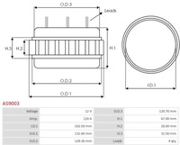 фото thumb №5, Stator, генератор as-pl as9003