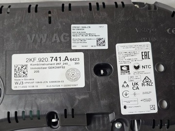 фото thumb №5, Спидометр манометр приборы vw caddy v 2kf920741a ford connect tourneo