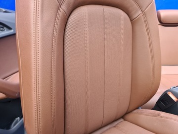 фото thumb №12, Audi a6 c7 комплект сидіння шкіра perforowana коричневі з підігрівом 30 km oem