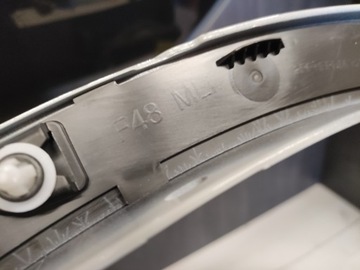 фото thumb №6, Планка крыльев m набор левый зад bmw x1 f48 цвет a300