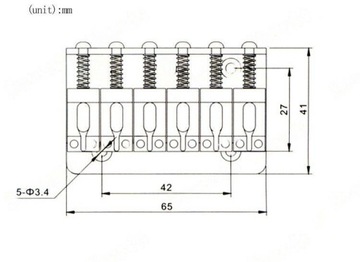 M-ST-CR-065 Бридж для электрогитары