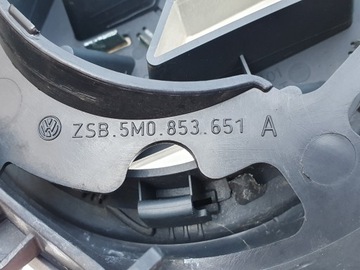 фото thumb №6, Vw golf v plus + 2005-2009 5m0853655 решётка радиатора решётка