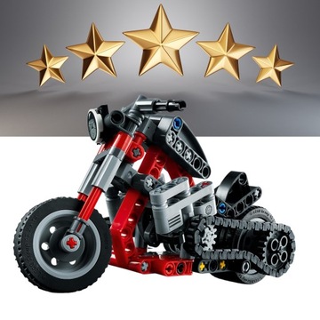 LEGO TECHNIC МОТОЦИКЛ TECHNIC МОТОСТРОИТЕЛЬНЫЙ НАБОР БЛОКИ В ПОДАРОК