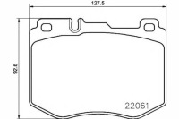 фото thumb №1, Textar тормозные колодки тормозные mercedes перед c253 c257 w