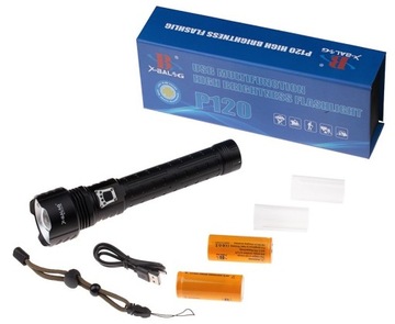 X-BALOG LATARKA TAKTYCZNA XHP120 2x26650 POWERBANK