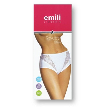 Majtki damskie Figi Emili Comfort ROSITA biały L