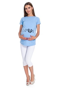 ЛЕГГИНСЫ ДЛЯ беременных 3/4 ХЛОПКОВЫЕ ГЕТЕРИНКИ PREG34 2XL