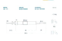 фото thumb №2, Fae свеча накаливания renault grand scenic iii 1.9 dci
