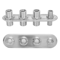 фото thumb №7, Ac bulkhead 181153 100 4 port сріблястий стоп алюміній niezawodny ac dq