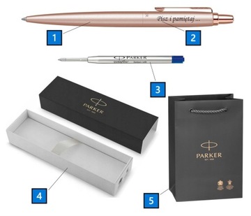 Шариковая ручка Parker Jotter Pink Gold с БЕСПЛАТНОЙ ГРАВИРОВКОЙ