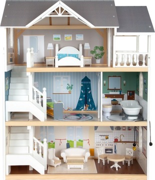 Domek dla Lalek drewniany z akcesoriami Small Foot