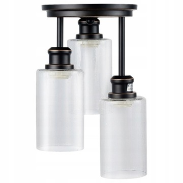 ELEGANCKA Lampa sufitowa wisząca - 3 klosze E27