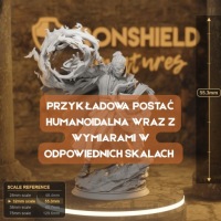 Фигурка «Forbidden Section Konstrukt» в масштабе 28 — для раскрашивания в стиле DnD Pathfinder