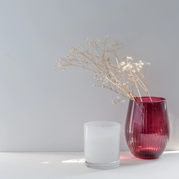 Pojemnik szklany 38006 biały transparent 260 ml zestaw 100 szt.