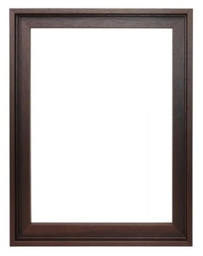 Rama do obrazu drewniana Slim ciemny brąz 80x100cm American Box