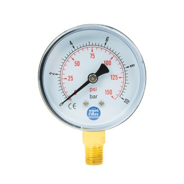 Фильтр для очистки воды от железа 3/4 дюйма Aquafilter + манометры