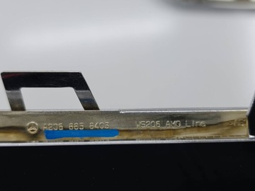 фото thumb №11, Наконечник декоративная глушитель накладка рамка хром mercedes c w206 amg line 20-