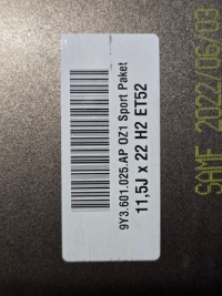 фото thumb №10, Диск porsche cayenne 9y3 купе 10.5jx22. , 11.5jx22