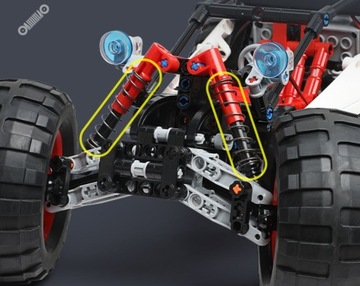 Управляемая машина TECHNIC Buggy 366 шт, 3 двигателя, замена Technic