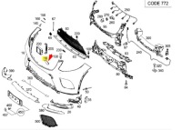 фото thumb №11, Mercedes-benz gle купе c292 передній бампер left cover a29288549229999